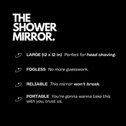 DOMEPEACE FOGLESS SHOWER MIRROR