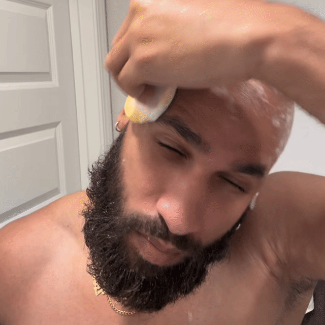 Prep the scalp
